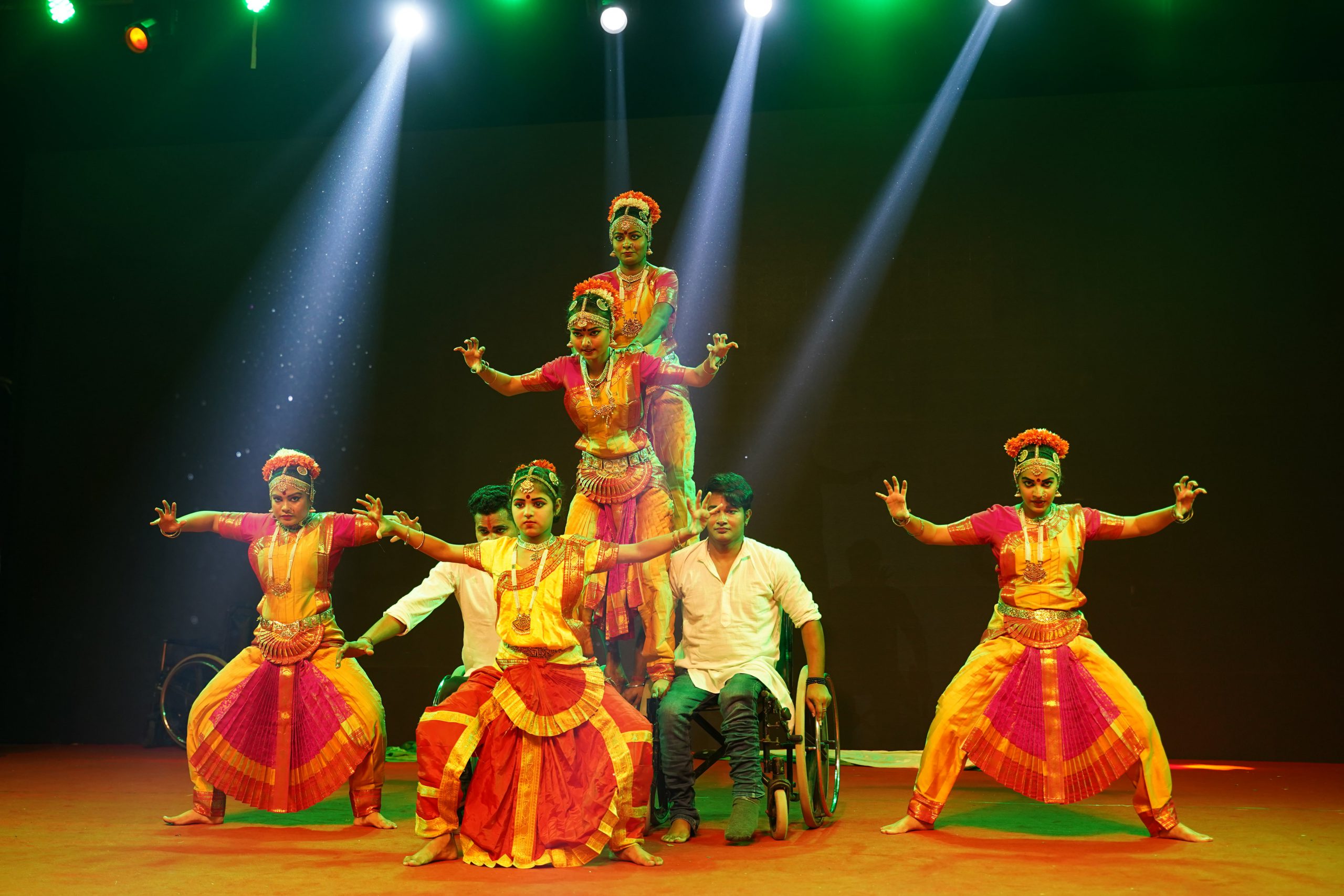 Wheelchair dance performance by We are One troup from Delhi at the Purple Fest